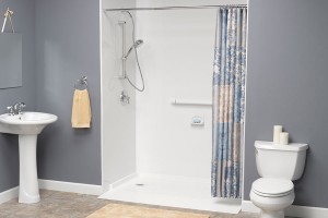 low barrier shower